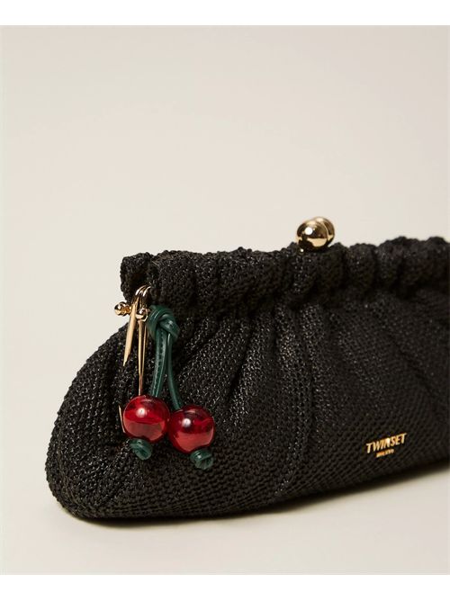 Borsa clutch in rafia con charm TWINSET | 261 TD8280/00006